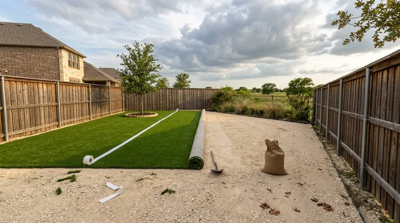 Residential Artificial Grass Installation Fort Worth